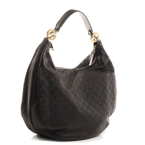 gucci guccissima leather hobo|Gucci hobo canvas.